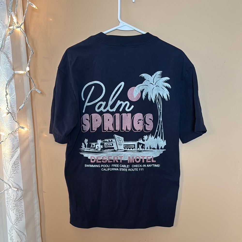 Hollister Palm Springs Graphic Tee - Navy